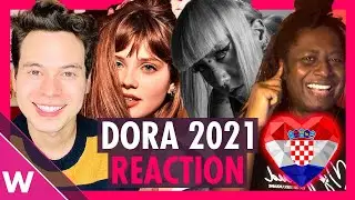 Eurovision Croatia - Dora 2021 | Reaction to all 14 song snippets