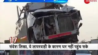 Morning Breaking: Unique way of Neemuch Police to spread awareness about road accident