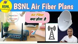 BSNL AirFiber । BSNL AirFiber Plans 2021। Bsnl FTTH । Bsnl Broadband । Bharat Fiber