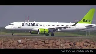 airBaltic A220-371 [YL-AAS] - Arrival at Sydney