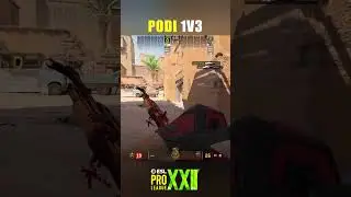 Podi Insane 1v3 Clutch Vs M80 on Dust 2!😳🔥#cs2 #podi #gamingshorts