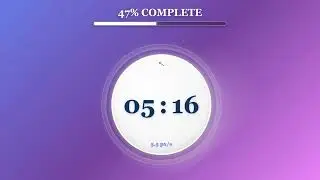 10-minute Countdown Timer with 80s Retro Dance Music Vibes