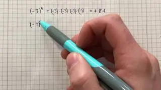 Potenzen mit rationalen Zahlen berechnen (Klasse 7)