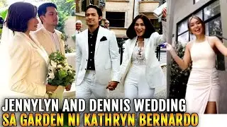 FULL STORY sa SIMPLE WEDDING ni Jennylyn Mercado at Dennis Trillo sa GARDEN ni Kathryn Bernardo