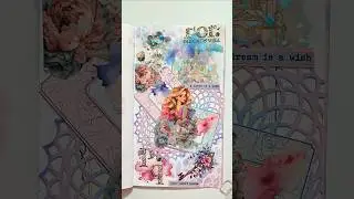 ASMR Creative Journaling Tutorial, Scrapbooking Princess #asmr #scrapbooking #journaling #diy #short