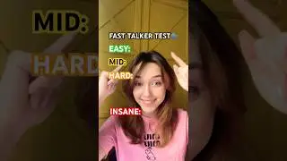 How fast can you sing? ❤️ #challenge #singer #rap #music