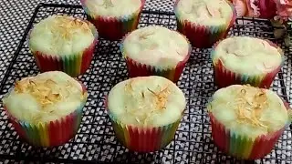 NO OVEN | Eggless | Pandan Cupcake Recipe