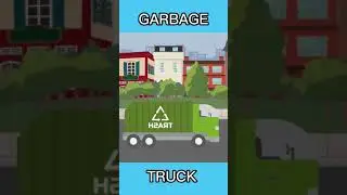 Garbage truck spelling & Phonics #shorts