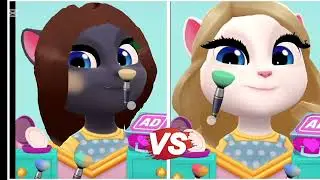 Talking Angela Before vs After 🥺➡️😎