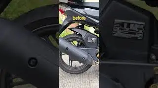 Tire hugger for Honda beat Fi v2 #hondabeatfiv2