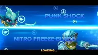 SKYLANDERS SWAP FORCE PUNK SHOCK VS NITRO FREEZE BLADE