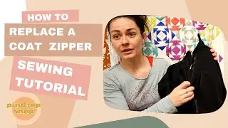 Sewing Tutorial - How to Replace a Coat Zipper