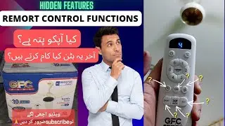 Gfc 30 watt fan Remote Control | 30 watt fan remot connection |  fan remote features | invertor fan