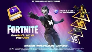 FORTNITE {MONARCH&rsquo;S LEVEL UP QUEST PACK FINISHED}WEEK 4