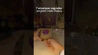 Caixa de Ch&aacute;s Bruxarina | 7 envelopes sagrados, um para cada chakra