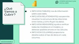 INFO VIEW en Power BI Optimiza y Documenta tus Modelos de Datos 🚀