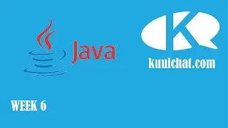 Java Programming Week 6