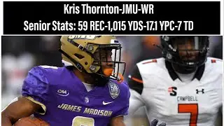 Kris Thornton Senior Season Highlights-JMU WR-2022-2023 CFB Season