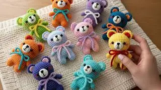 Super Cute & Easy Crochet Bear | Teddy Bear Amigurumi Step-by-step Tutorial