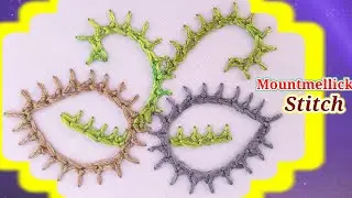 How to Work Mountmellick Stitch/Mountmellick Stitch Design/Beautiful Hand Embroidery /Threads Skills