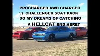 TFL Car Race pt. 2 // Tuned AWD Charger R/T vs Challenger Scat Pack (MeanBee392)