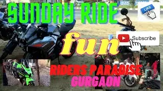 II SUNDAY RIDE GURGAON RIDER PARADISE CAFE ||Anoop kumar, Anoop video ANOOP SINGH