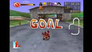 Chocobo Racing - Moomba (Mumba) - foot - Grand Prix - USA - Ps1 Playthrough