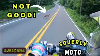 Close call on supermoto.