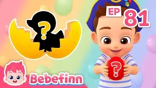Colorful Eggs 🥚🌈 | EP81 | Bebefinn Best Kids Songs and Nursery Rhymes