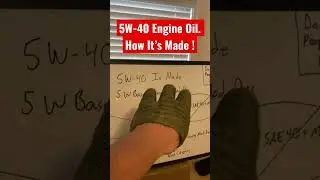 How Multi-Grade Engine Oil is Made. It&rsquo;s not how you think. #engineoil #oilchange #garagelife Pt. 1
