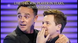 Участник шоу Ant & Dec's Limitless Win на канале ITV расплакался после неожиданного появления вед...