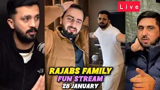 Fun Live Entertainment 28 Jan Rajabs Family , Rajab Butt Haider Shah & Mr Pattlo #shorts #rajablive