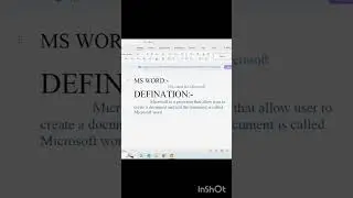 MS Word Definition | What is MS Word? | Easy Explanation in Urdu/Hindi#MSWord #MSworddefinitation