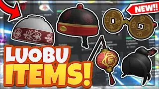 [FREE ITEMS] How To Get *ALL 5* FREE LUOBU WEEK 3 Items! Free Roblox Items 2021 Luobu Event