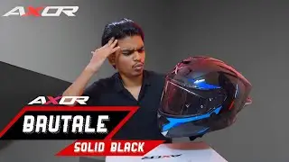 Axor New Brutale Black 😍 Unboxing Review Axor Brutale Dual Spoiler Helmet| BestHelmet in 10000 