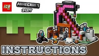LEGO Minecraft 21277 The Pickaxe Mine &ndash; 4K Build Instructions Slideshow