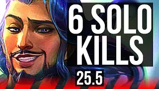 AKSHAN vs AATROX (TOP) | Quadra, 21/2/4, Legendary, 6 solo kills | EUW Diamond | 25.5