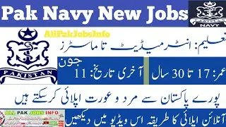 PAKISTAN Navy Latest Jobs 2023 Pak Navy New Jobs Pakistan Navy Bharti 2023 Navy Careers Apply Online