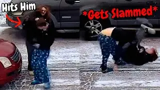 Woman SLAPS Man & INSTANTLY REGRETS It