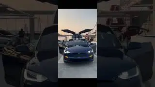 Tesla model X 2023 Light Show