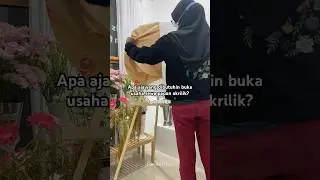 Ide usaha sewa papan akrilik🌸 #ideusaha #shortvideo #shorts #papanbunga #viral
