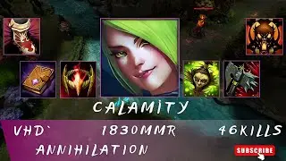 HoN | Mid Wars | Calamity | VHD` | 1830 MMR