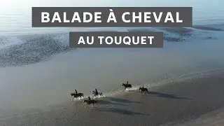 Balade à cheval - Vue en Drone - Le Touquet
