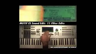 Motif ES Sound Editing 11. Filter Edits (Runtime 4:49mins)
