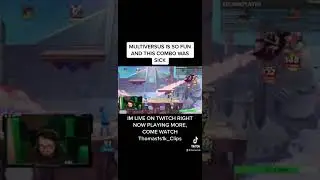 I&rsquo;m getting good at multiversus #gaming #multiversus #twitch #streamer #tiktok #combo #pcgaming