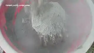 Pure Dusty Cement charcoal ashes soft cake crumbling dry + sifting satisfying asmr