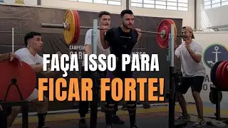 Treino de FORÇA NÃO é igual ao de HIPERTROFIA | Execução ideal para Powerlifting