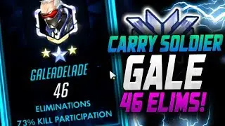 Unstoppable Carry Soldier 76 - Gale! 46 ELIMS! [ OVERWATCH SEASON 17 TOP 500 ]