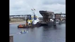 City of Adelaide leaving Irvine harbour