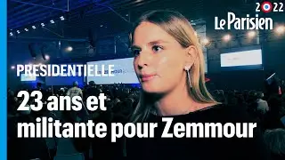 Pr&eacute;sidentielle : Mathilde, 23 ans, milite activement pour Eric Zemmour